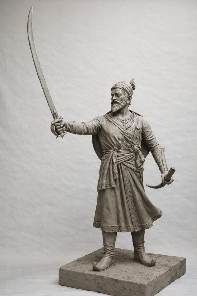 Shivaji Maharaj Statue Fiber