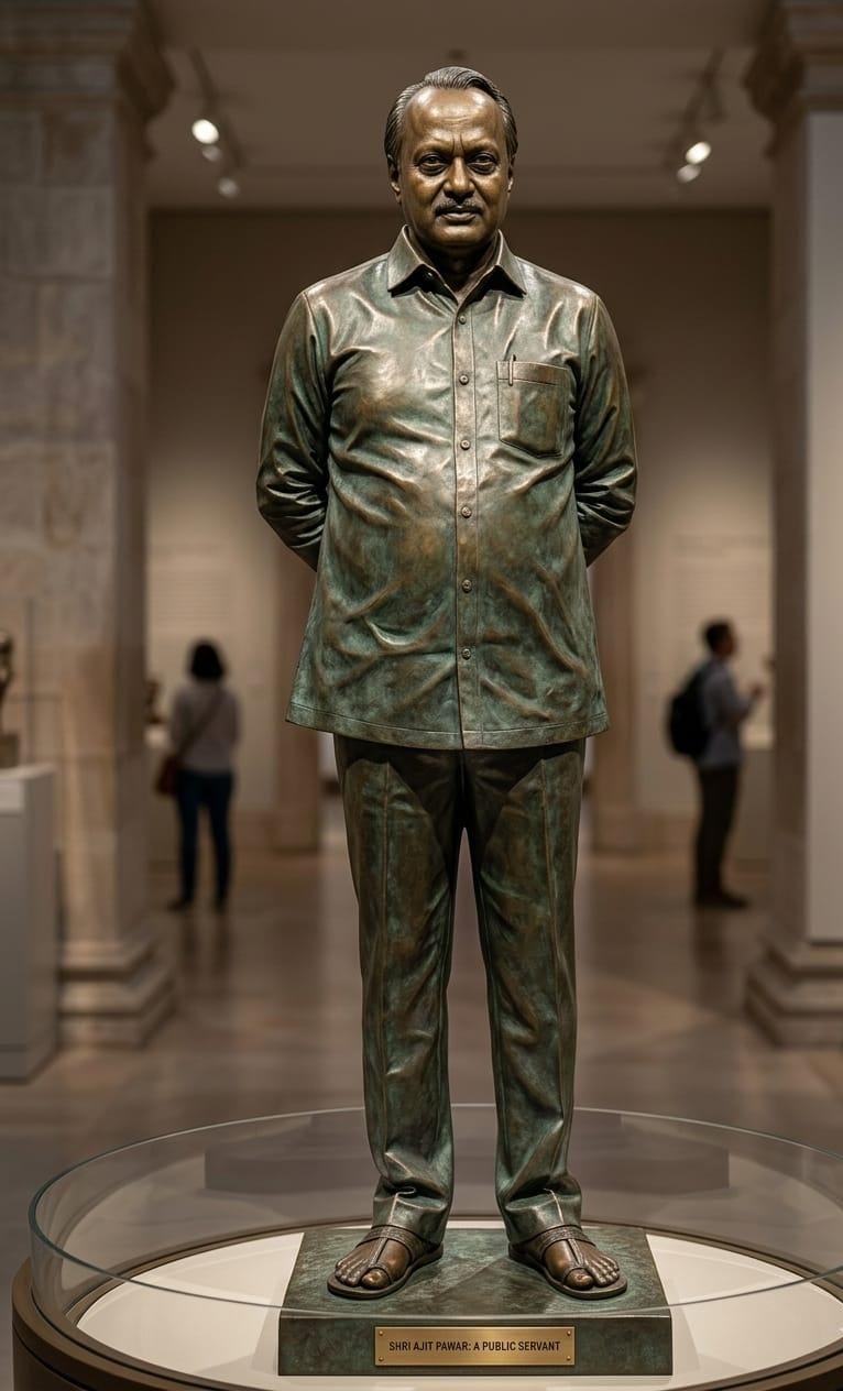 Ajit Pawar Statue Maharashtra