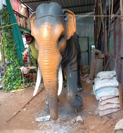 FRP animal statues for park decoration