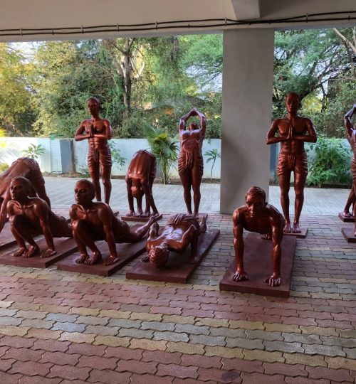 Yoga Pose Statue