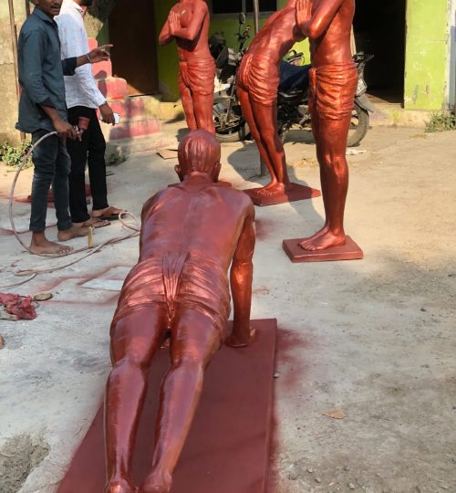 Surya Namaskar Statue